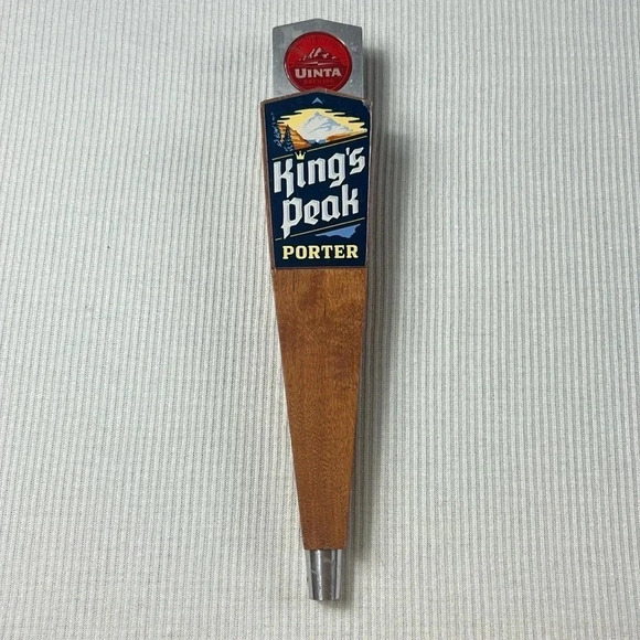 King’s Peak Porter Uinta Brewing Beer Tap Handle 12.5” - Picture 1 of 6